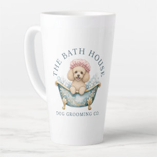 Miniature Poodle Dog Groomer Latte Mug