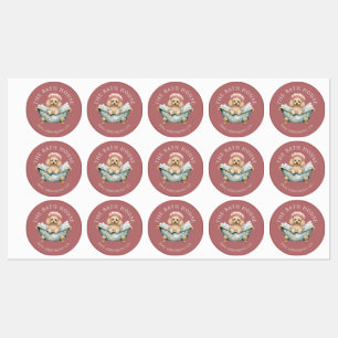 Miniature Poodle Dog Grooming Waterproof Stickers