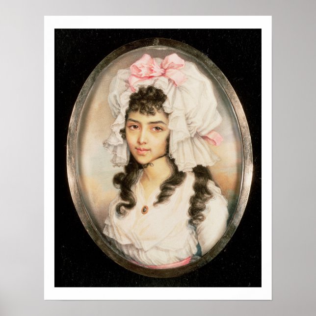 Miniature Portrait of a Girl Poster (Front)