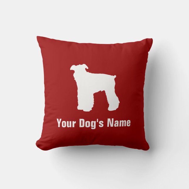 Miniature Schnauzer ミニチュア・シュナウザー Cushion (Front)