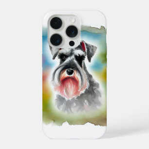 Miniature Schnauzer 071024AREF120 - Watercolor iPhone 15 Pro Case