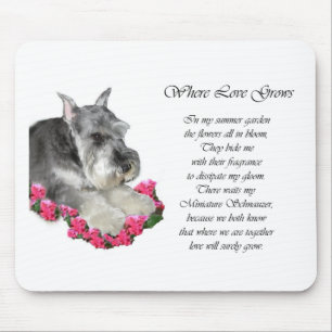 Miniature Schnauzer Art Gifts Mouse Pad