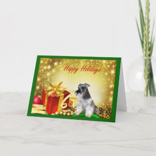 Miniature Schnauzer Christmas Card Gifts