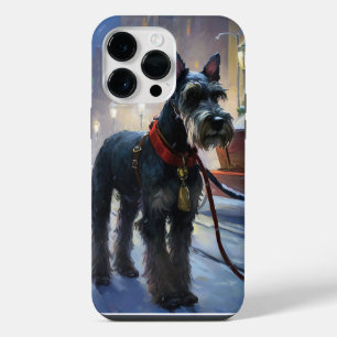 Miniature Schnauzer Christmas Festive Season iPhone 14 Pro Max Case