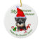 Miniature Schnauzer Christmas Gifts Ornament