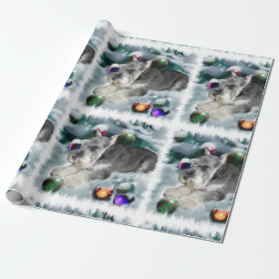 Miniature Schnauzer Christmas Wrapping Paper