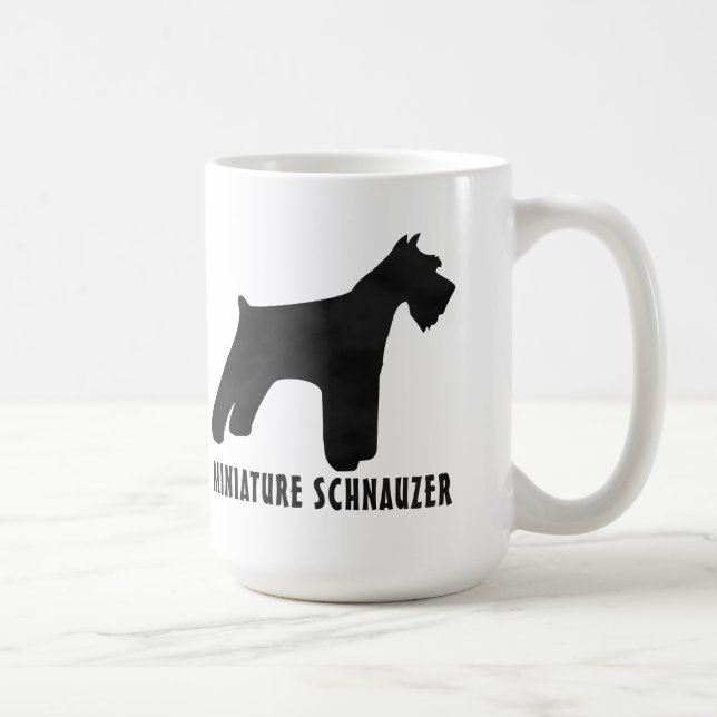 Miniature Schnauzer Coffee Mug (Right)