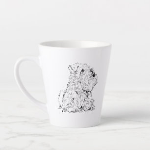 Miniature Schnauzer Coffee Mug, Dog Lover Latte Mug