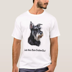 Miniature Schnauzer Create Your Own Custom Text T-Shirt