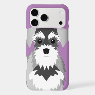Miniature Schnauzer Custom Background Colour