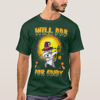 Miniature Schnauzer Dabbing Dog Will Dab for Candy T-Shirt