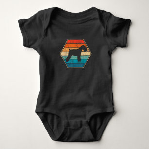 Miniature Schnauzer Dog Gift Baby Bodysuit