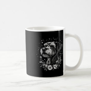 Miniature Schnauzer Dog Lover Retro Style Tattoo _ Coffee Mug