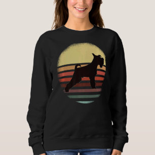 Miniature Schnauzer Dog Retro 3 Sweatshirt