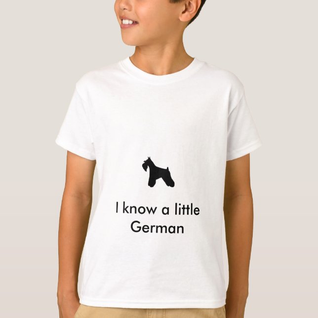 Miniature Schnauzer Dog Tshirt (Front)