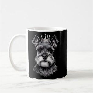 Miniature Schnauzer Dog With A Crown Schnauzers Ar Coffee Mug