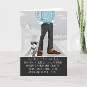 Miniature Schnauzer from the Dog Father's Day Card