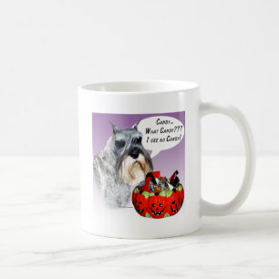 Miniature Schnauzer Halloween Candy Coffee Mug