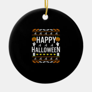 Miniature Schnauzer Halloween Lazy Ugly Costume Ceramic Ornament