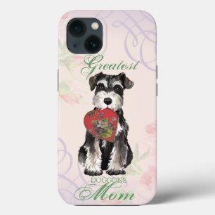 Miniature Schnauzer Heart Mum iPhone 13 Case
