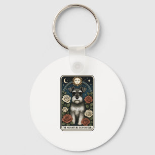 Miniature Schnauzer Key Ring