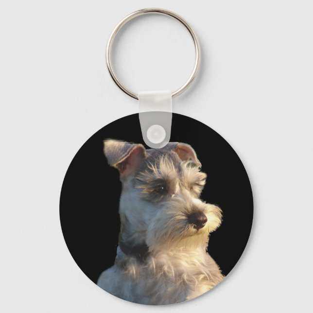 Miniature Schnauzer Keychain (Front)