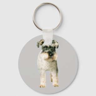 Miniature Schnauzer Keychain