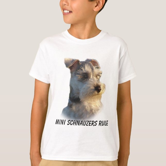 Miniature Schnauzer Kids T-Shirt (Front)