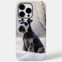 Miniature Schnauzer Let It Snow Christmas