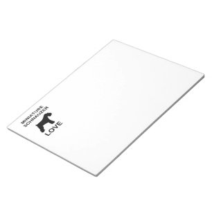 Miniature_Schnauzer love Notepad