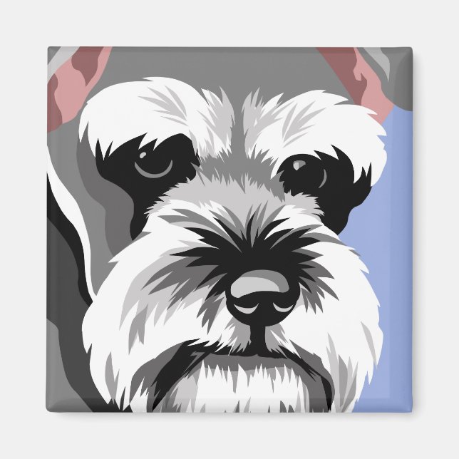 Miniature Schnauzer Magnets (Front)