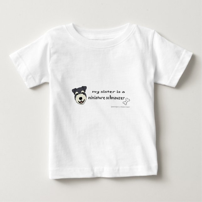 miniature schnauzer - more breeds baby T-Shirt (Front)