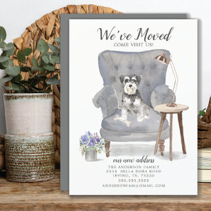 Miniature Schnauzer Moving Announcement