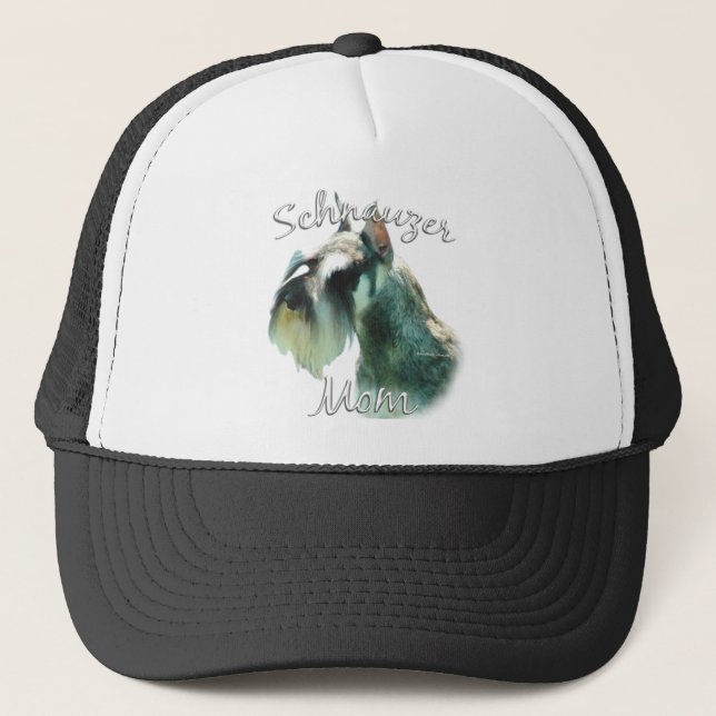 Miniature Schnauzer Mum 2 Trucker Hat (Front)