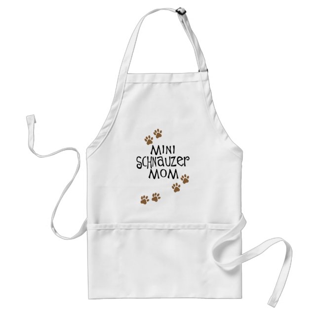 Miniature Schnauzer Mum Standard Apron (Front)