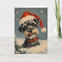 Miniature Schnauzer personalised Christmas