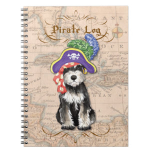 Miniature Schnauzer Pirate Notebook