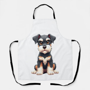 Miniature Schnauzer Puppy  (1) Apron