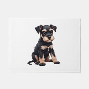 Miniature Schnauzer Puppy (3) Doormat