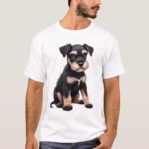 Miniature Schnauzer Puppy (3) T-Shirt