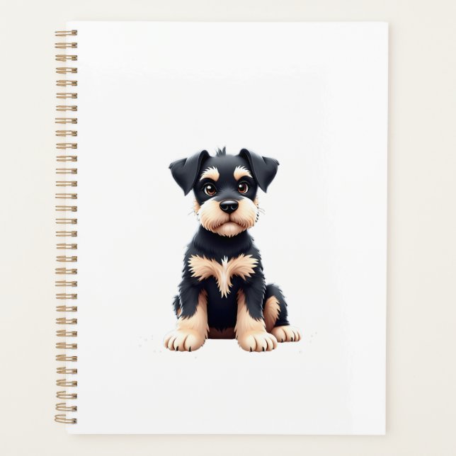 Miniature Schnauzer Puppy  (4) Planner (Front)