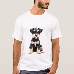 Miniature Schnauzer Puppy (4) T-Shirt