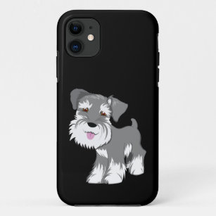 Miniature Schnauzer Puppy iPhone 11 Case