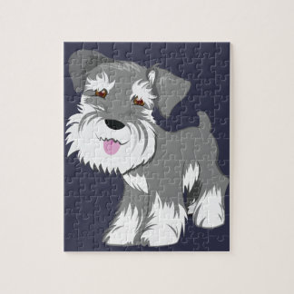 Miniature Schnauzer Puppy Jigsaw Puzzle