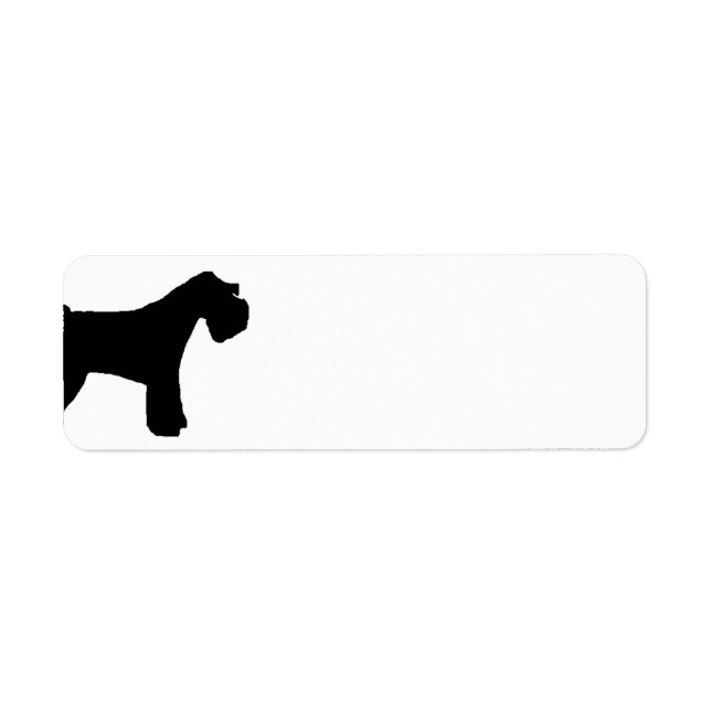 Miniature_Schnauzer silo Return Address Label (Front)