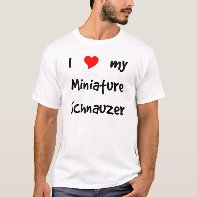Miniature Schnauzer T-Shirt (Front)