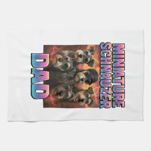 Miniature Schnauzer Tea Towel
