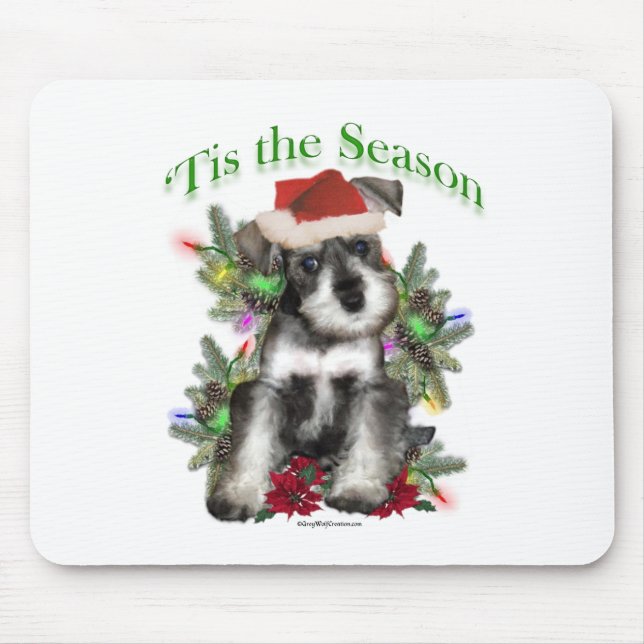 Miniature Schnauzer ‘Tis Mouse Pad (Front)