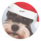 Miniature Schnauzer To/From Christmas stickers