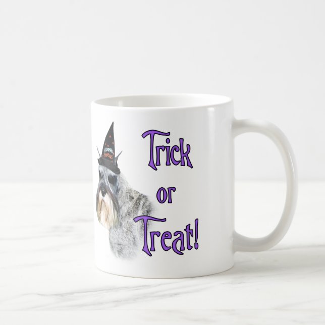 Miniature Schnauzer Trick Coffee Mug (Right)